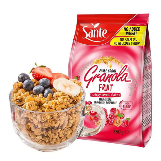 三特混合水果干干吃燕麦片350g 商品图0