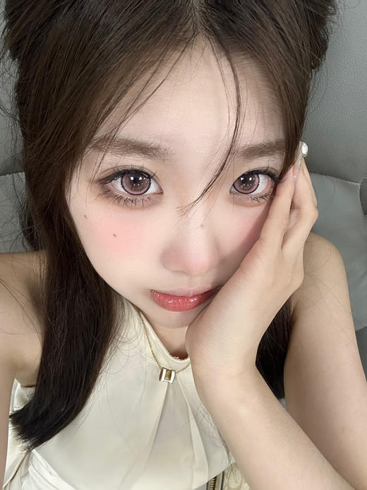 <月抛大直径>Sasababy- 小兔啾咪 -14.5mm【月抛 0-800度 含525/575】 商品图4