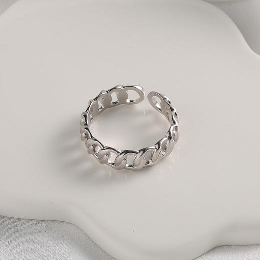 【宏艺珠宝】流连忘返·银s925戒指 商品图1