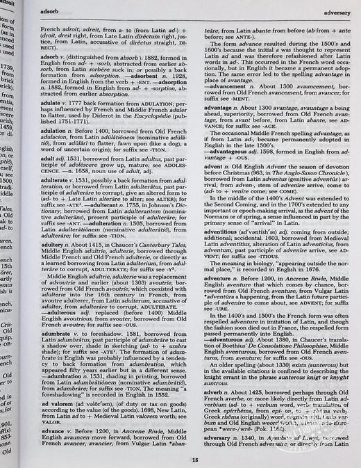 【中商原版】Chambers Dictionary of Etymology钱伯斯英语词源字典 英文原版 进口图书 字典词典教辅参考书工具书 商品图3