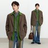 CryingCenter 深棕美拉德复古休闲格纹西装外套 哭喊中心 商品缩略图0