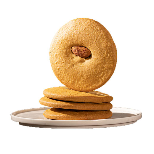 【酥脆口感！浓郁坚果醇香】纯手工巴旦木，果仁香醇！酥脆美味，红糖肚脐饼粗粮饼干夹心办公室下午茶馋嘴零食小吃整箱 商品图5