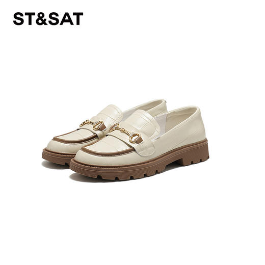 星期六经典英伦风金属扣乐福鞋SS33111671 商品图3