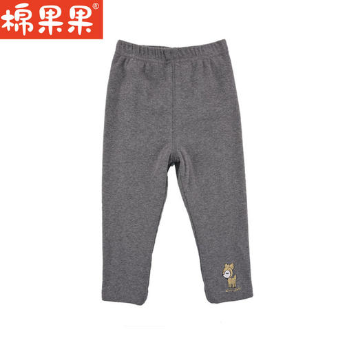 棉果果秋冬季女童氨棉弹力打底裤M422206419726 商品图0
