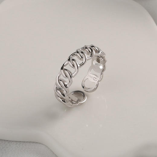 【宏艺珠宝】流连忘返·银s925戒指 商品图0