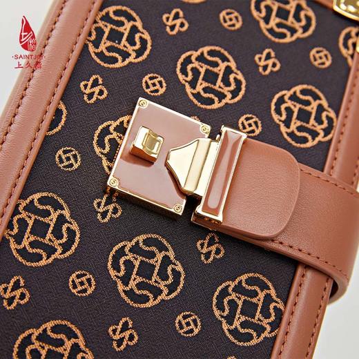 SAINTJOY/上久楷 宋锦斜背包 上久福钱 BWS23B0601 商品图5