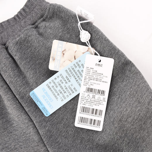 棉果果春季新品男童女童中国风针织加绒长裤M502200423643 商品图6