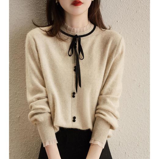 毛衣女套头秋季新款洋气针织衫上衣内搭毛衫韩版宽松打底衫 商品图2