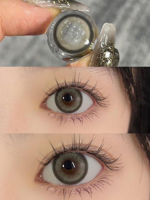 <月抛大直径>Sasababy- 春日薄 -14.5mm【月抛 0-800度 含525/575】 商品图10