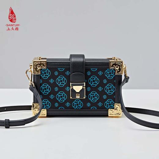 SAINTJOY/上久楷 宋锦斜背包 上久福钱 BWS23B0601 商品图9