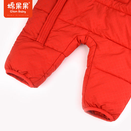 棉果果春季新品中国红男童女童中国风羽绒连体衣M502720923631 商品图5