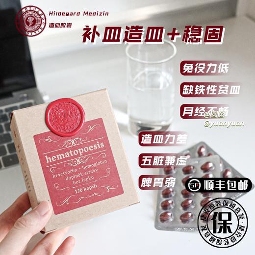 孕哺期和3岁以上都能吃！捷克Hildegard Medizin希尔德加德造血补铁胶囊120粒 商品图0