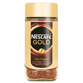 瑞士进口雀巢Nestle金牌冻干速溶无蔗糖黑咖啡200g/100g速溶咖啡饮品