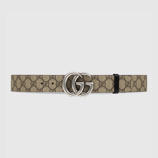 【一】GUCCI 古驰 男士 GG MARMONT系列 双G带扣双面腰带 混色 627055 92TIN 9769 商品图0