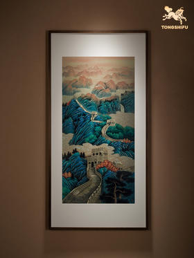 铜师傅 手工錾刻 铜雕画《鸿运连绵》客厅书房玄关装饰画