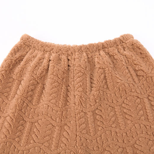 都市丽人都市锋尚舒适外出男士睡衣长毛绒剪花法兰绒厚款长袖长裤类家居服套装FH31J5 商品图8