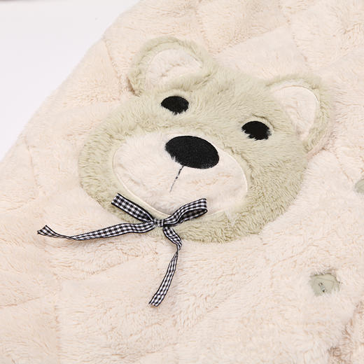 都市丽人生活家居女士睡衣毛绒夹棉加厚款长袖长裤类家居服套装LH30D1 商品图6