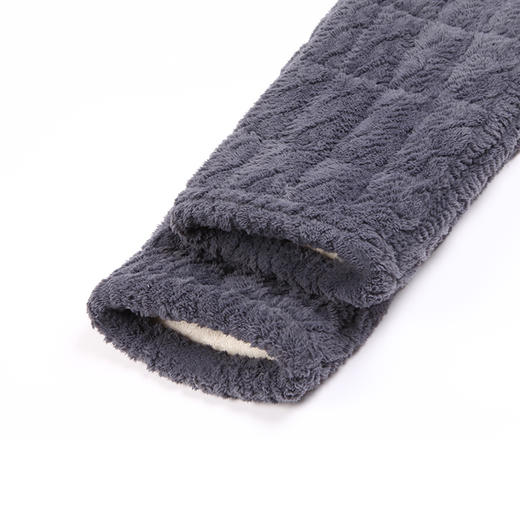 都市丽人都市锋尚生活家居男士睡衣长毛绒烂花夹棉加厚款长袖长裤类家居服套装FH31K2 商品图8