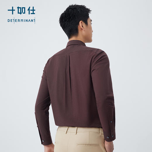 十如仕直尖领暖燚绒保暖免烫长袖衬衫-SS03-01 商品图9