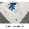【大彩图】李晓明工笔画白描底稿斗方《绣眼白荆花》临摹勾线花鸟线稿K122 商品缩略图2