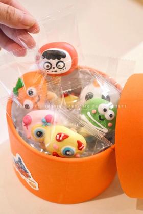 2023万圣节糖果盒子12颗蛋白糖（黑色橙色随机）