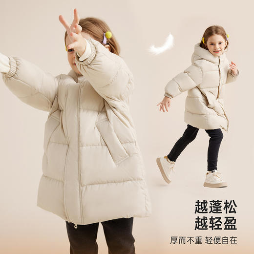 【品牌优选】P儿童三防中长款连帽羽绒服PDWT2302 商品图2