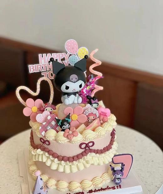 黑巢-黑巢-经典三丽鸥库洛米系列生日蛋糕 商品图0