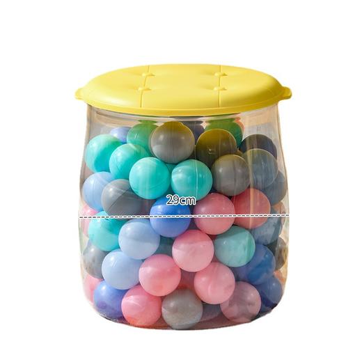 【透明可视！玩具收纳凳】多功能儿童玩具公仔收纳，透明换鞋凳家用客厅储物娃娃收纳桶，透明桶身 一目了然 好习惯从小培养 让宝宝爱上收纳 商品图4