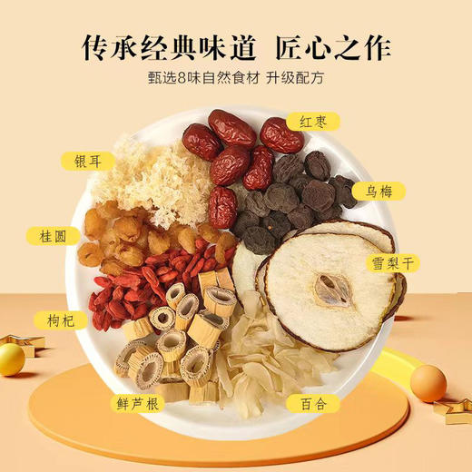 【清爽甘润不怕燥！小吊梨汤】鲜梨好汤，即泡即饮，四季青润，老北京汤料包桂圆银耳红枣雪梨，滋补珍汤 商品图1