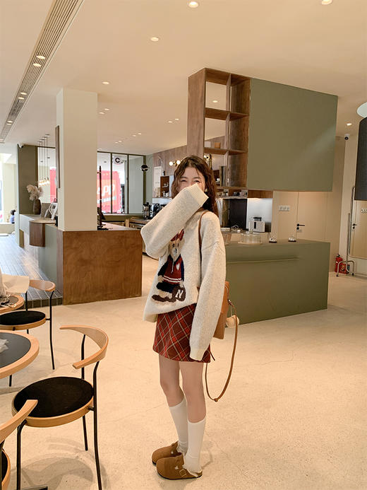 <曾小咸推荐>2.11现货秒杀 ！微信超特价！可爱小熊毛衣 日常159.99 立减60 秒杀99.99！！ 商品图4