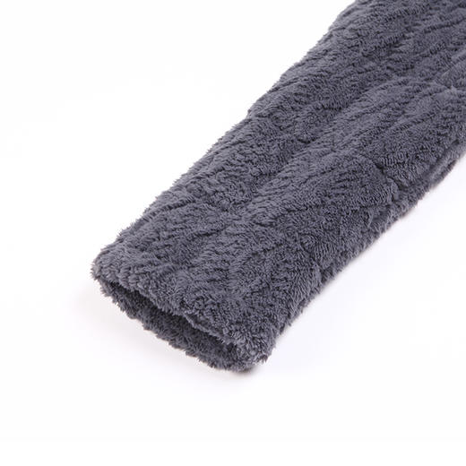 都市丽人都市锋尚生活家居男士睡衣长毛绒烂花夹棉加厚款长袖长裤类家居服套装FH31K2 商品图6