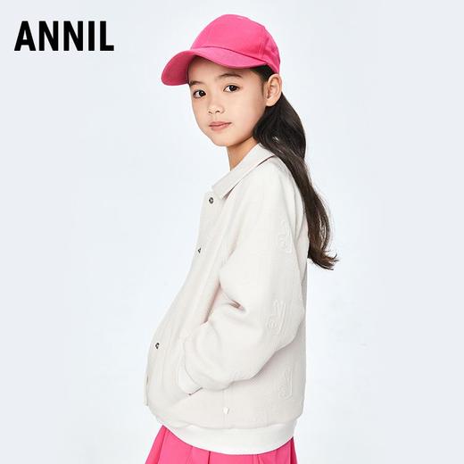 【实体店同款】女童学院风简约高级感外套2023年秋季新款安奈儿童装AG335545 商品图1