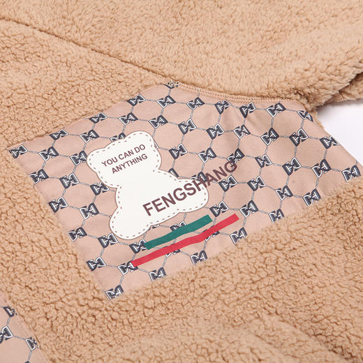 都市丽人都市锋尚舒适外出男士睡衣羊羔绒法兰绒厚款长袖长裤类家居服套装FH31H7 商品图5