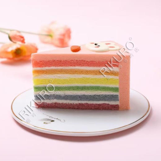 🐰彩虹兔 | 8英寸蜜桃淡奶冰淇淋慕斯蛋糕 商品图2