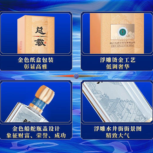 【整箱立减60】水井坊总裁  浓香型白酒  42度/52度  500ml单支礼盒装   500ml*6整箱装 商品图3