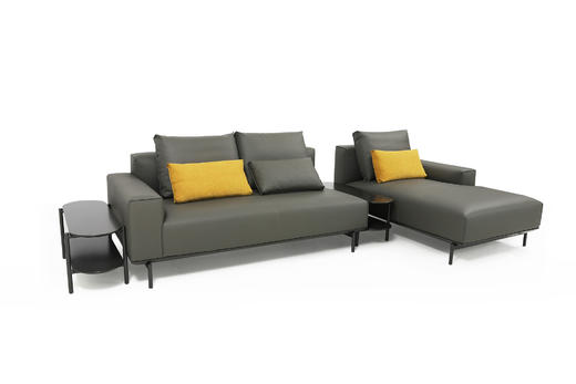 梁缘 组合沙发 | 更多座位组合，皮布面料可选，详询客服 商品图1