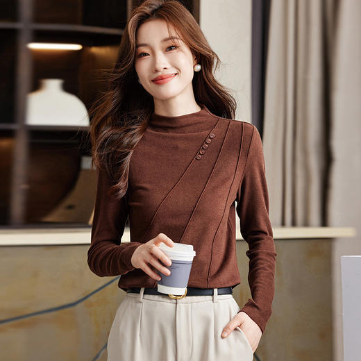 半高领修身软糯，保暖打底衫内搭毛衣CC-ML-B687 商品图1