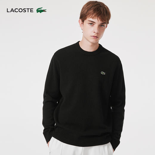 【海南专供价】LACOSTE法国鳄鱼男装新款保暖羊毛针织衫毛衣|AH1988 商品图1