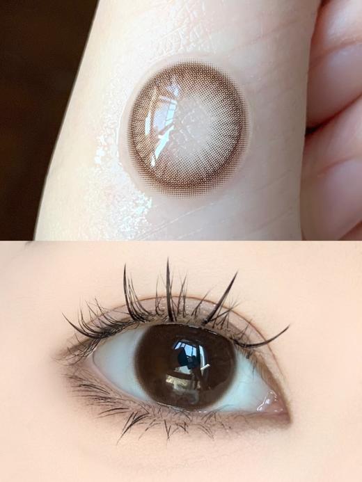 Gugucon旗下 |  咕咕黑&可可糖｜14.2mm白狮参考着色中等直径｜ 日抛  一盒十片装 商品图2