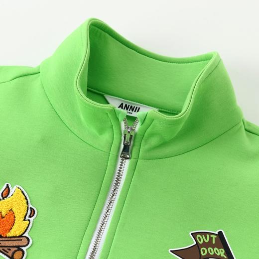 【实体店同款】男童潮流趣味半高领运动套装BLUE安奈儿童装AB331841 商品图5