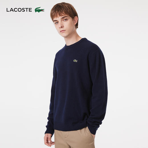 【海南专供价】LACOSTE法国鳄鱼男装新款保暖羊毛针织衫毛衣|AH1988 商品图2