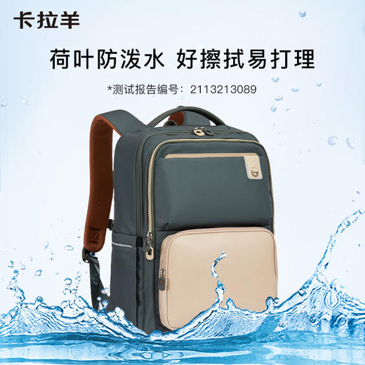 卡拉羊中学生24L大容量减负云朵背包防泼水双肩包向云端CX5191 商品图4