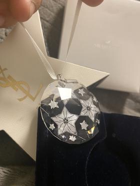 SWAROVSKI 施华洛世奇 精美雪花❄️挂件，车挂件，八心八钻切割！美国代购，无中文标签，介意慎拍  F