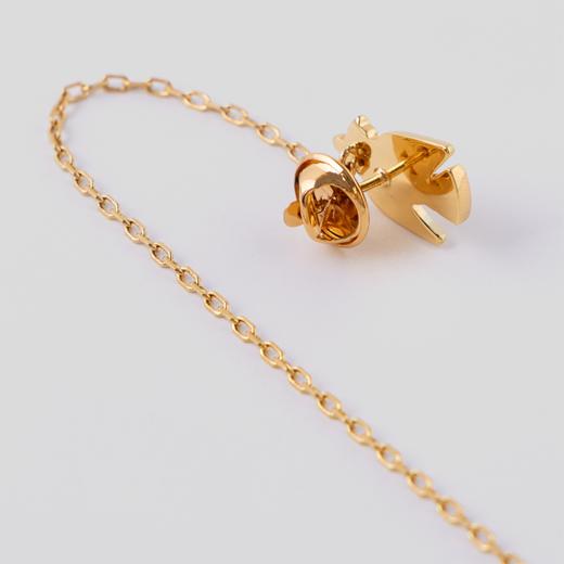 GOODBAI 白鸽图案链条领夹胸针 商品图3