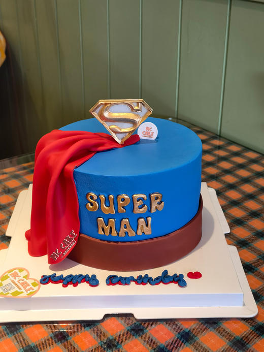 超人披风蛋糕【深色色素较重】 商品图0