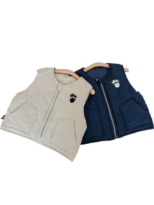 【日韩系棉背心！时尚潮流】马甲男女童工装风夹棉背心，保暖坎肩潮，防风御寒，柔软舒适，内外穿皆可lm 商品图6