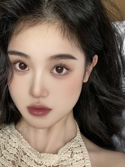 kaylens 自然光啵/黑眼光啵/番茄炒蛋 14.2mm  半年抛 黑/棕 商品图4