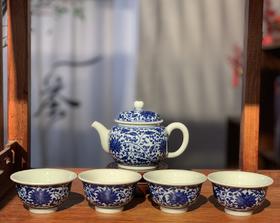 柴窑点工缠枝莲套组