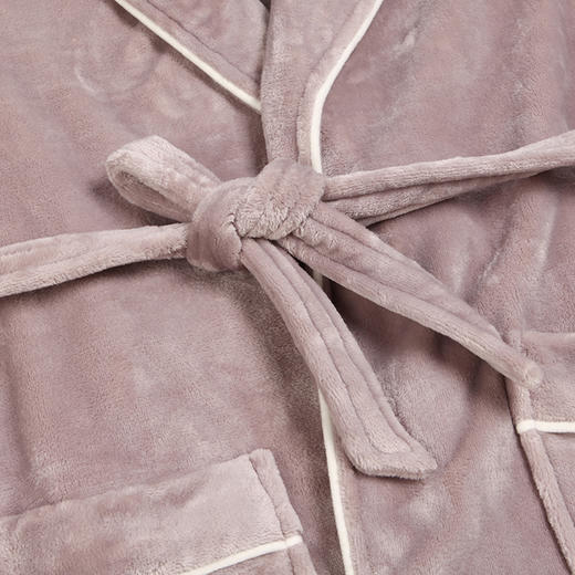 都市丽人都市锋尚生活家居男士睡衣法兰绒单件袍家居服厚款单件袍家居服FH37A1 商品图6