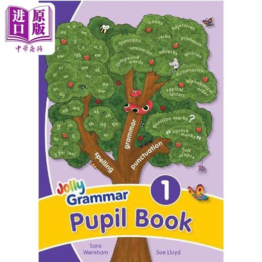 【中商原版】快乐语法 1 学生用书 手写体字母 英式英语版 Jolly Grammar 1 Pupil Book in Precursive Letters 英文原版进口 商品图1